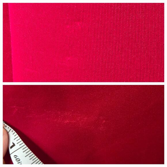 Vince Camuto Off the Shoulder Scuba Gown Red Dress Size 4 - Picture 9 of 10